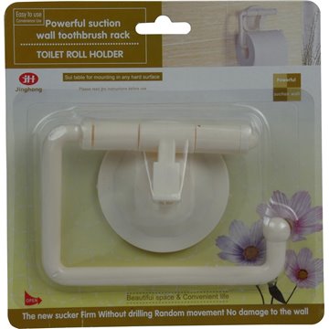 Toilet Roll Holder With Suction Cup