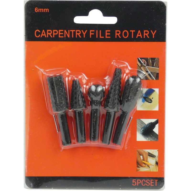 5PC Carpentry File Rotary (10) 