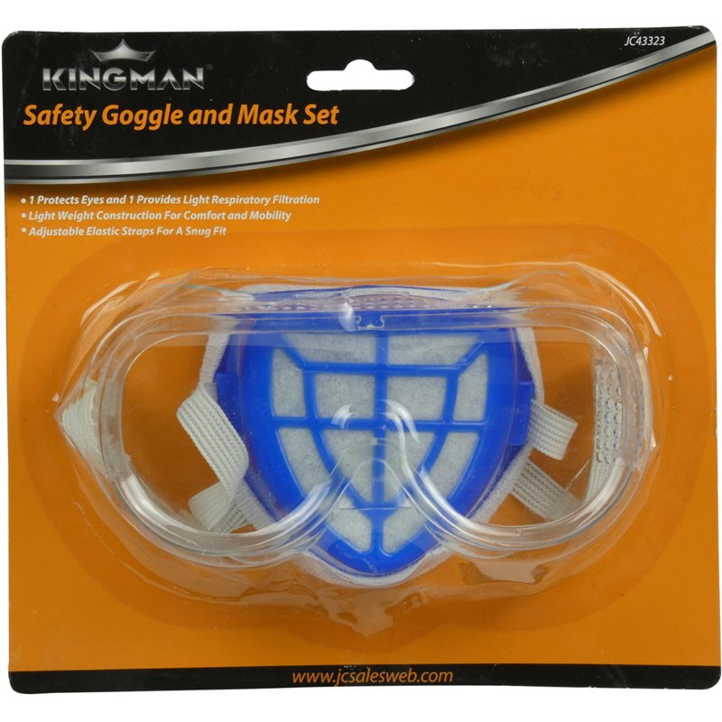 Safety Goggle and Mask Set