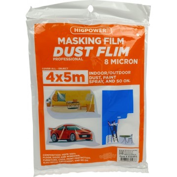 4X5m Plastic Dust Sheets...