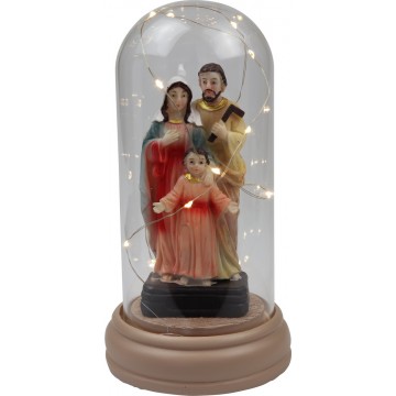 Resin Holy Family With LED...