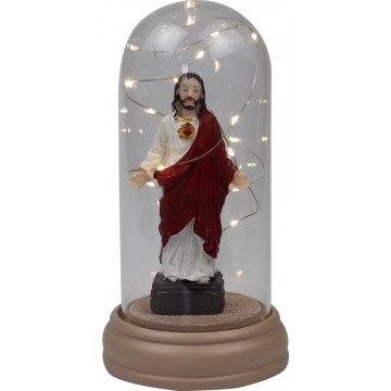 Resin Jesus With LED String...