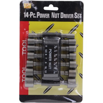 14pc Power Nut Driver Set (24)