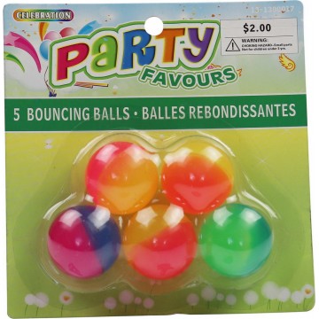 5pc bouncing Balls