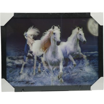3D Picture Horse 32.5X42.5cm