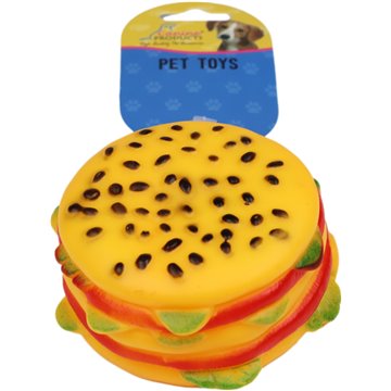 Squeaking Dog Toys Hamburger  (12)