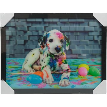 3D Picture Dog 32.5X42.5cm