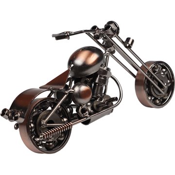 Metal Handmade Motorcycle Model  9X21cm