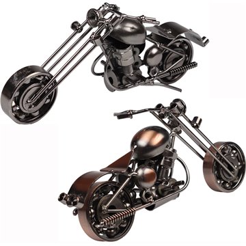 Metal Handmade Motorcycle Model  9X21cm