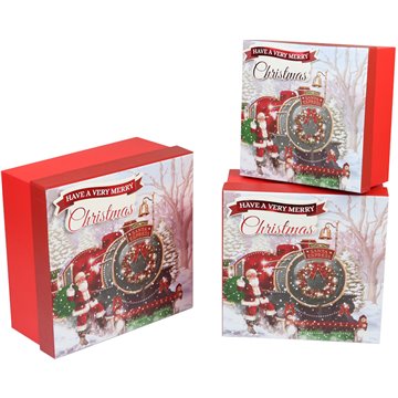3PC Christmas Gift Box 