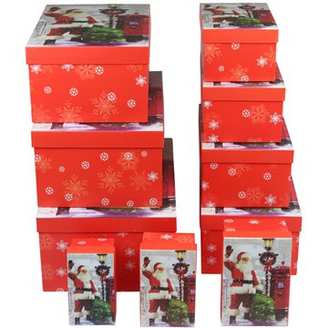 10PC Christmas Gift Box 