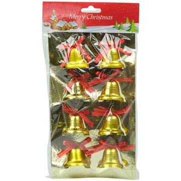 8PC Christmas Bells 