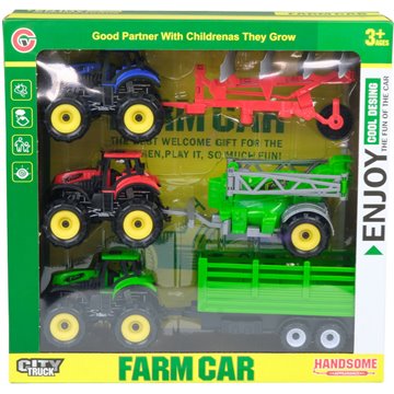 3PC Farm Tractor 29.5X30.5X8.5cm
