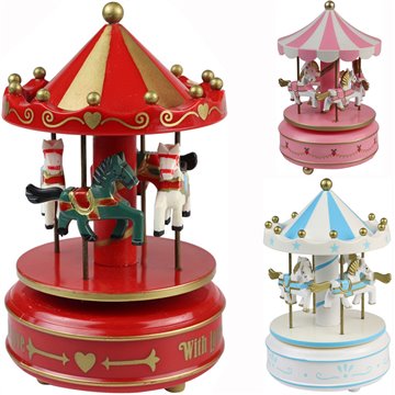 Musical Box Carousel ø10X17cm