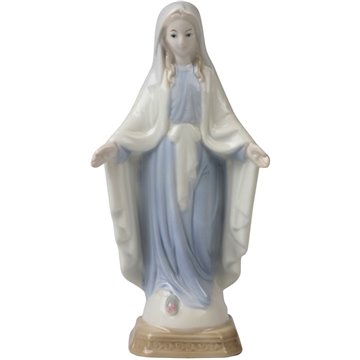 Porcelain Virgin Mary Statue 21x11cm