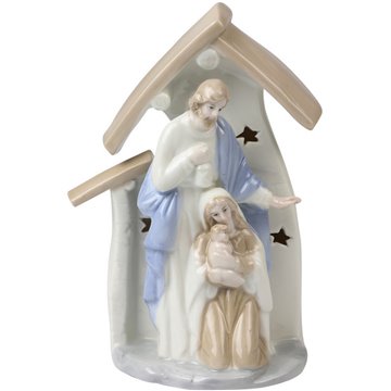 Porcelain Nativity Scene 17X9.5cm