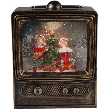 Musical Lighted Water Lantern Television 19X16X7cm
