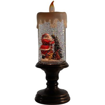 Lighted Water Lantern Candle 27.5X10cm