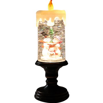 Lighted Water Lantern Candle 27.5X10cm