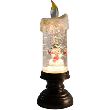 Lighted Water Lantern Candle 21X7cm