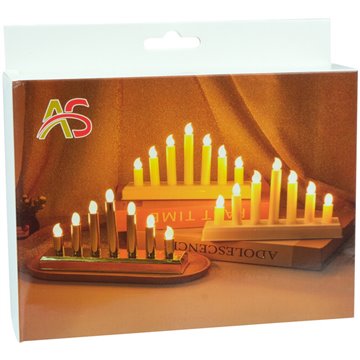 7 LED Light Candle Bridge 18X13.5cm