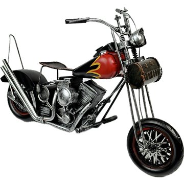 Handmade Tin Motorcycle 31X20X14cm