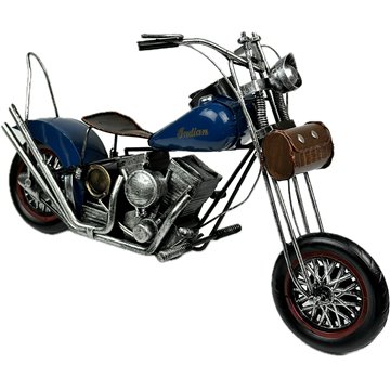 Handmade Tin Motorcycle 31X20X14cm