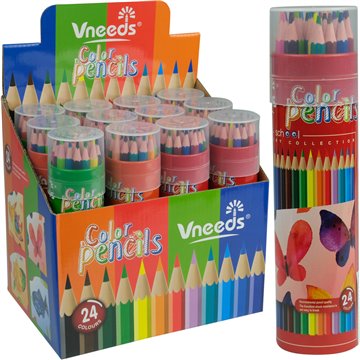 24 Colours Color Pencils  (12)