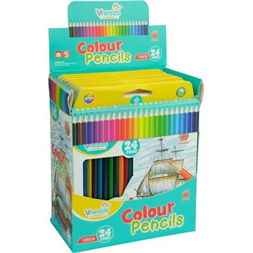 24 Colours Color Pencils  (12)