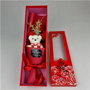 Red Rose & Bear Gift Set 