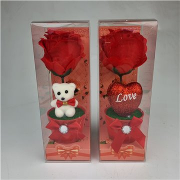 Red Rose & Heart/Bear Gift Set  (10)