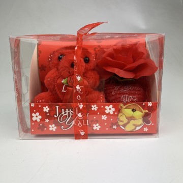 Red Bear & Heart Gift Set...