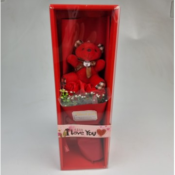 Bear & Rose in Gift Box...