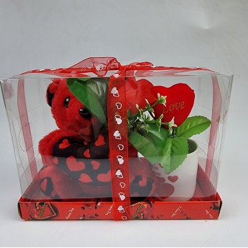 Red Bear & Cup Gift Set...