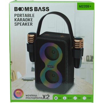 Booms Bass Portable Karaoke Speaker