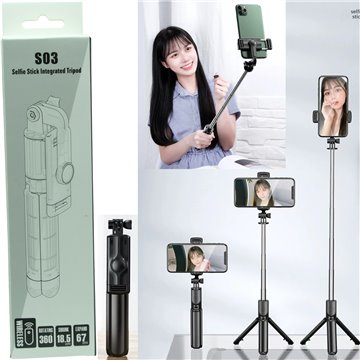 Wireless Selfie Stick with Bluetooth for Mobile Phone