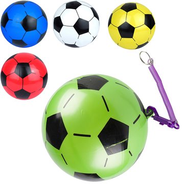 20cm PVC Football With String (12)