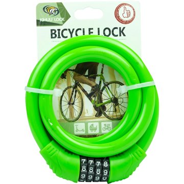 Bicycle Combination Cable Lock 12mmX1.2m