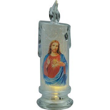LED Flameless Religious Prayer Candle (12)