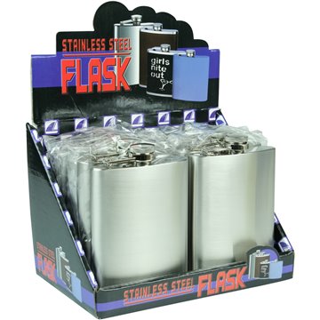 8oz Stainless Steel Hip Flask (8)