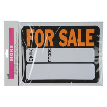 Car For Sale Sign 12/Pk