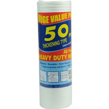 50PC All Purpose Heavy Duty Wipe