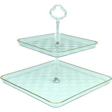 2 Tier Cake Stand 28X29cm