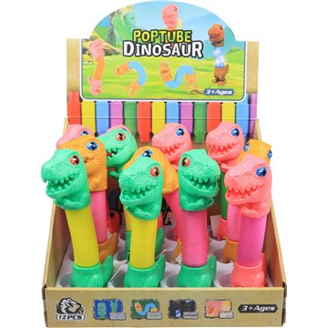 Pop Tube Dinosaur 20X5.5cm (12)