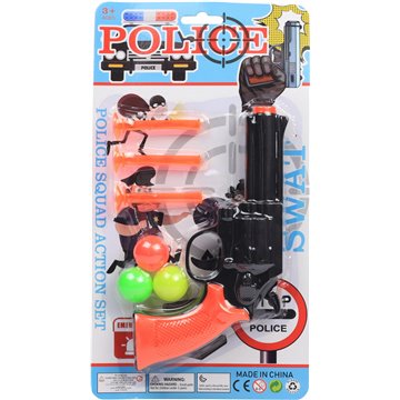 Police Gun Playset 28.5X15.5cm