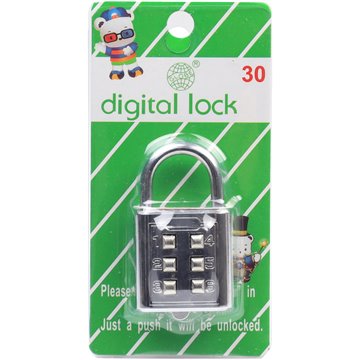 Digital Combination Padlock 6-Digit 