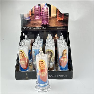 LED Flameless Religious Prayer Candle (12)