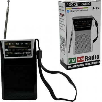 FM/AM 2 Band Pocket Radio