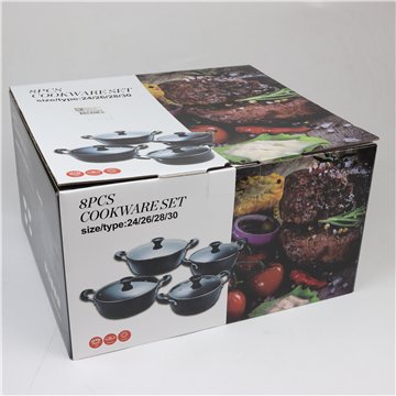 8pcs Coolware Set 24/26/28/30cm