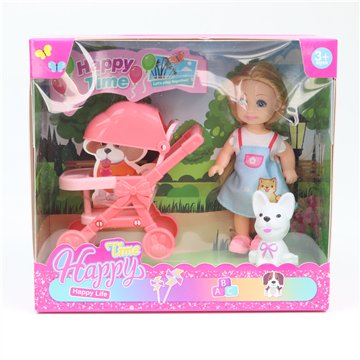Happy Time Doll & Stroller